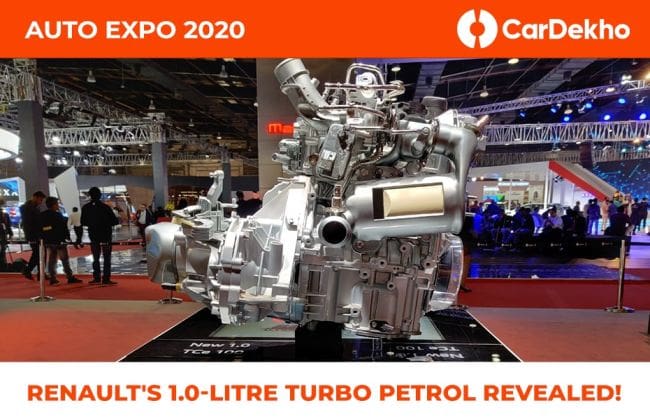 Renault的1.0升涡轮汽油发动机在汽车博览会2020年展示