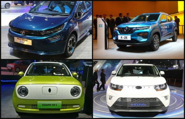 即将到来的经济实惠的EVS：Mahindra E-Kuv100，Renault Kwid Ze，Tata Altroz等