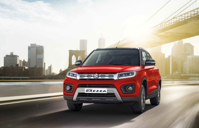 2020 Maruti Suzuki Vitara Brezza Facelift：揭示了变体的特征