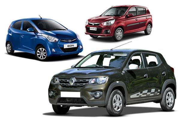 雷诺KWID 1.0 VS Maruti Suzuki Alto K10 VS Hyundai Eon：规格比较