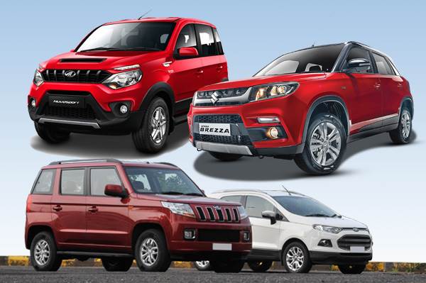 Nuvosport VS Vitara Brezza VS Ecosport VS Tuv300：规格比较