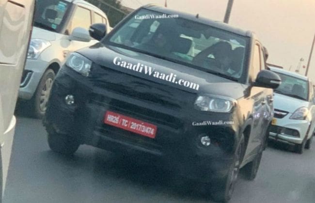 2020 Maruti Vitara Brezza Facelift第一次被屏蔽