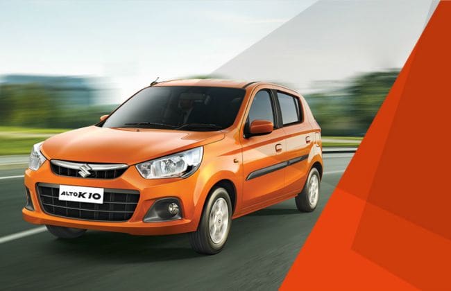 Maruti Alto K10将于4月2020年4月停止