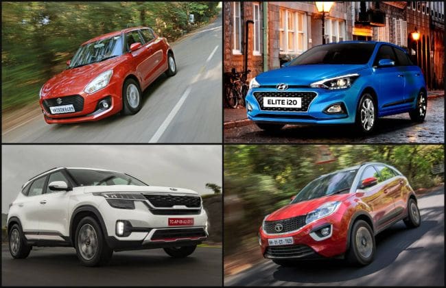 2019年Cardekho上的大多数搜索汽车：Maruti Swift，Mahindra Xuv300，Kia Seltos等