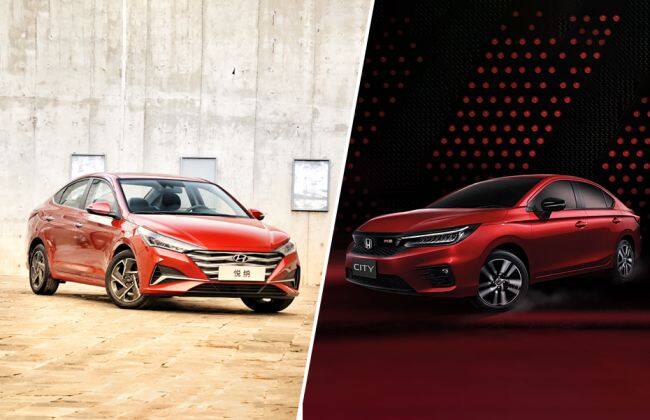 2020 Honda City VS Hyundai Verna Facelift  - 并排