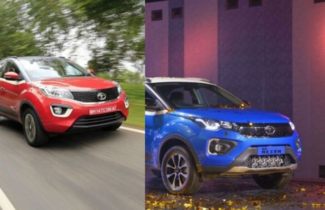 2020塔塔Nexon Facelift：旧与新vs