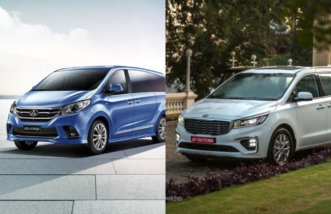 MG G10 VS KIA CARNIVAL：规格比较