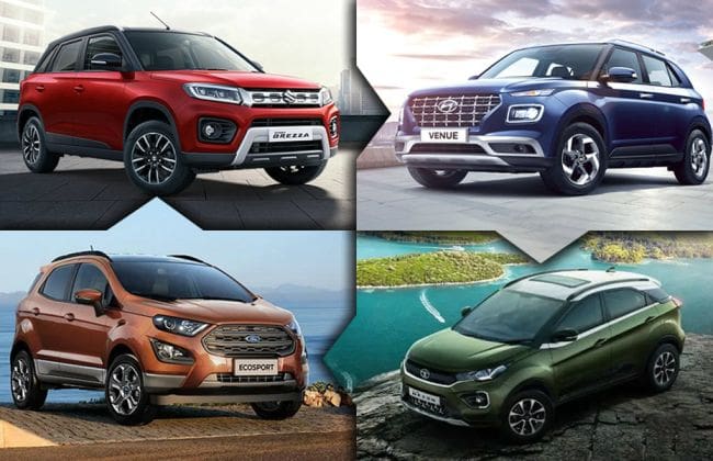 Maruti Suzuki Vitara Brezza Facelift VS RIVALS：规格，特点等