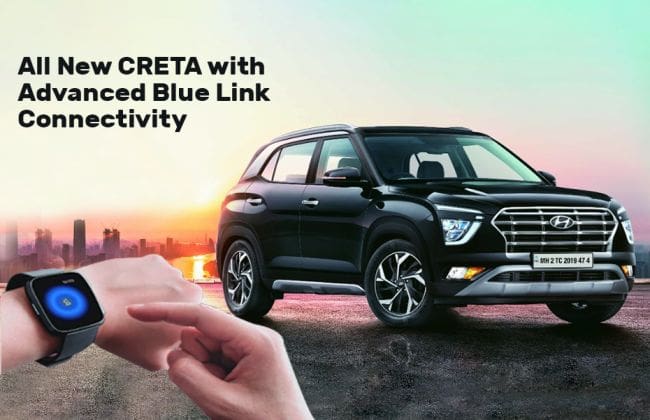 这是Bluelink Connected Car技术在2020 Hyundai Croeta的工作