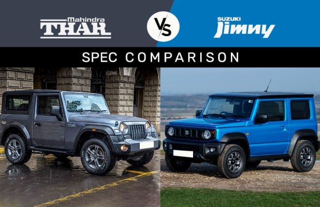 Mahindra Thar vs Suzuki Jimny：纸上哪一个更好？