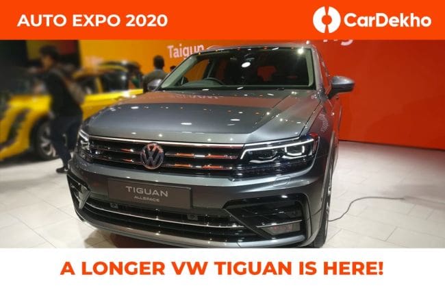 Volkswagen Tiguan Allspace在汽车博览会2020年展示
