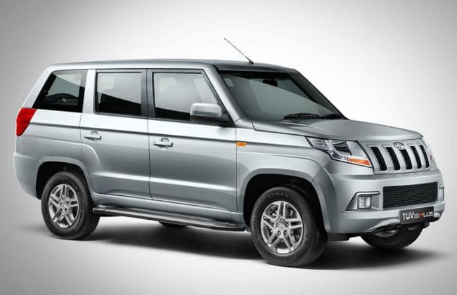 Mahindra Tuv300加整体专利图片泄露