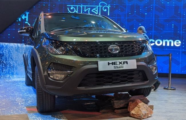 BS6 Tata Hexa 4x4第一次自动平静测试。即将推出。