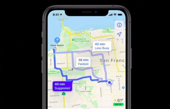 Apple Maps在其他功能中获取骑自行车和EV路由，其中​​包含IOS 14更新