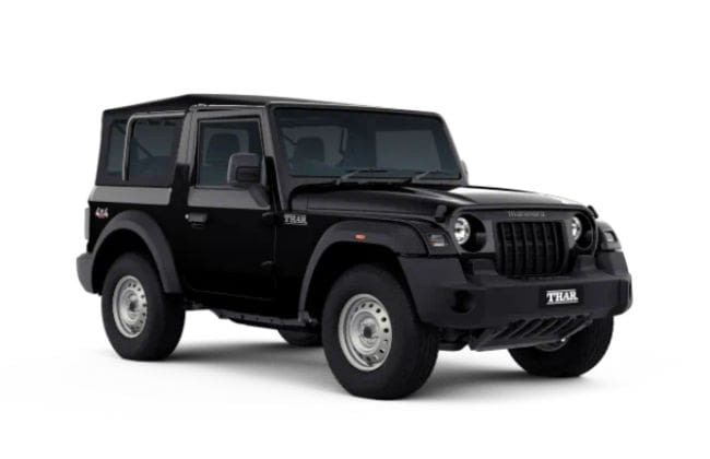 Mahindra Thar 6座AX STD和AX变种停止