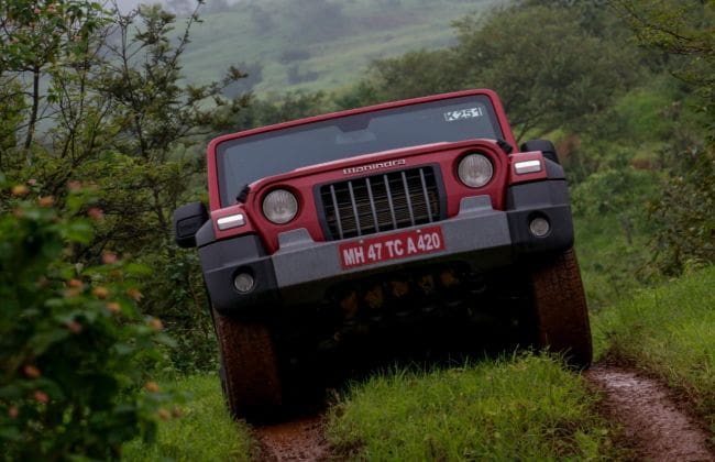 Mahindra Thar 2020测试驱动器从这18个城市开始