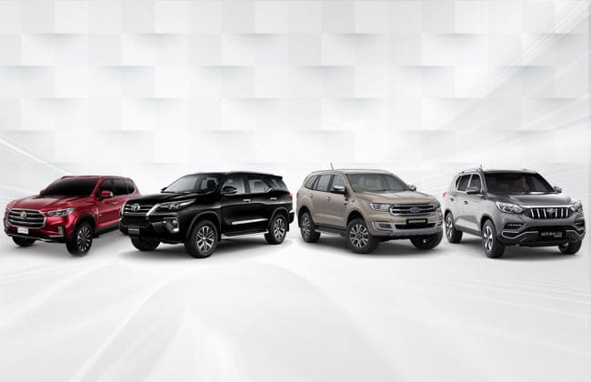 MG Gloster VS Toyota Fortuner VS福特endeavor vs Mahindra Alturas G4：规格比较