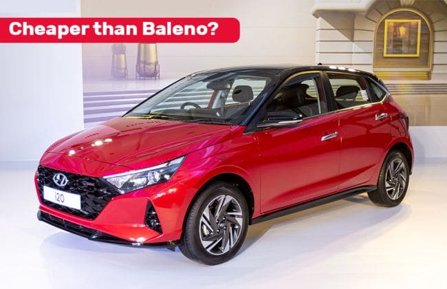 2020 Hyundai I20在6.80 Lakh推出，比Maruti Baleno价格为6.80卢比？