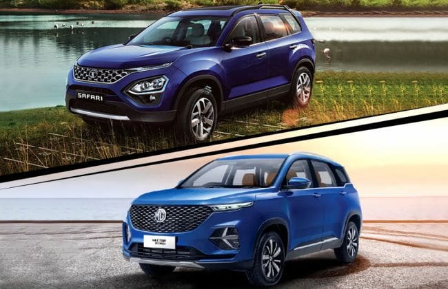 Tata Safari VS MG Hector Plus：这些SUV的哪种变体提供了更好的价值？