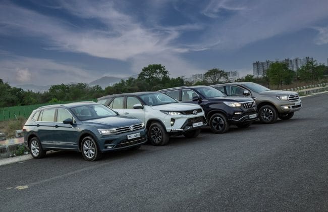 触摸屏信息娱乐经验比较 -  Fortuner VS Endeavor VS Tiguan VS Alturas G4