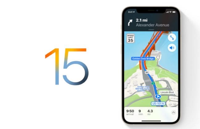 Apple iOS 15为Carplay和Maps的更新提供了额外的便利性