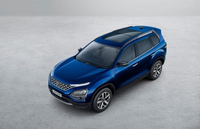 2021 Tata Safari连接的汽车功能泄露