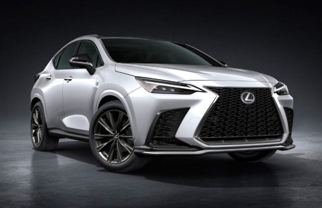 新的印度绑定lexus nx suv在10张图片中详述