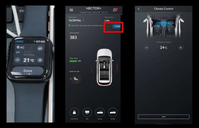 您现在可以使用Apple Watch控制MG Hercor的温度
