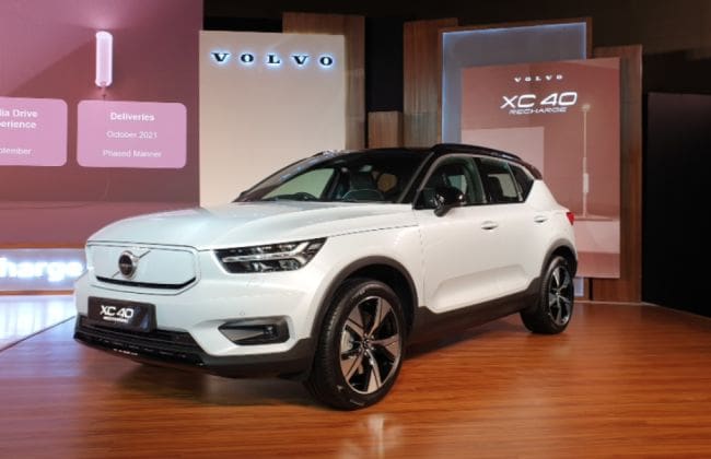 沃尔沃XC40 10月2021年10月的电动SUV推出