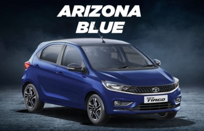 Tata Tiago获得了一个新的亚利桑那蓝色阴影;类似于Safari的皇家蓝色