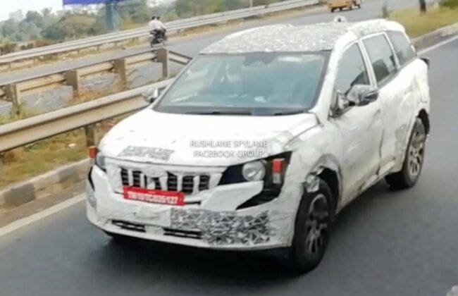 2021 Mahindra XUV500 Turbo Petrol在发射之前窥探