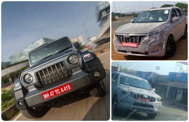 九个新的Mahindra Suvs，包括一个5门Thar即将到来的5年来