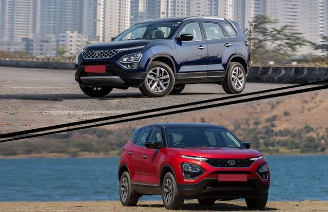 Tata Harrier VS Tata Safari：哪种变体为金钱提供更好的价值？