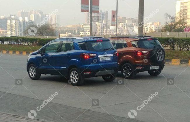 2021福特Ecosport很快推出，没有安装的备用轮子