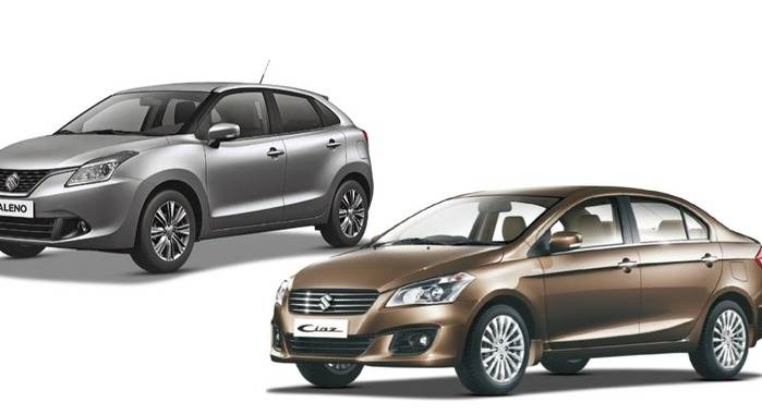 Maruti Baleno和Ciaz Cross 150,000单位销售里程碑