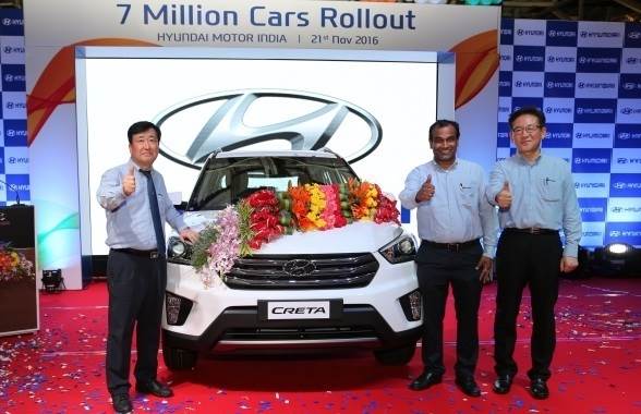现代在印度推出七百万辆车