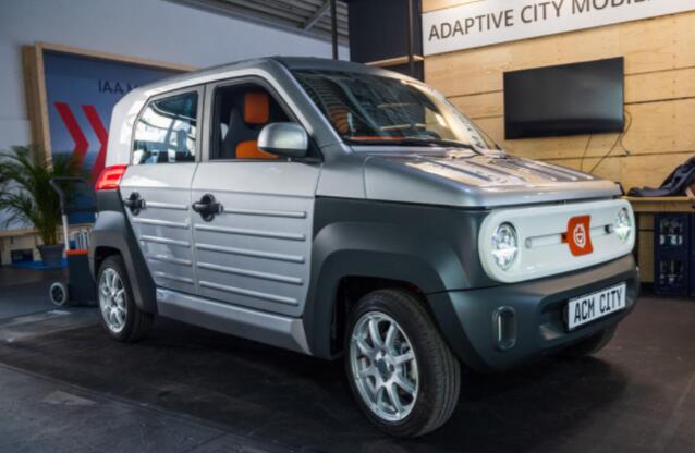 新的 ACM City One 是可更换电池的城市电动汽车