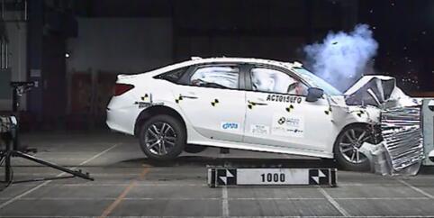 2021本田思域轿车在东盟NCAP碰撞测试中获得五星级安全评级