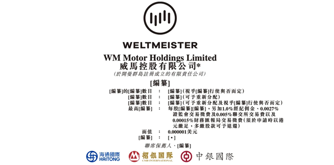 IPO is not a gold medal for WM Motor