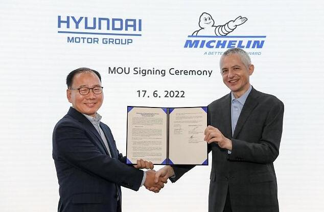 Hyundai and Michelin collaborate on high-end electric vehicle tires