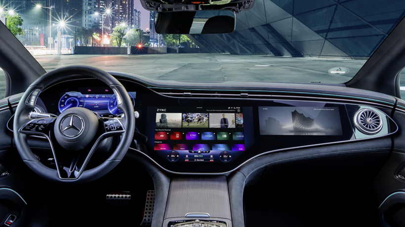 Mercedes partners with ZYNC to optimize in-car digital entertainment experience