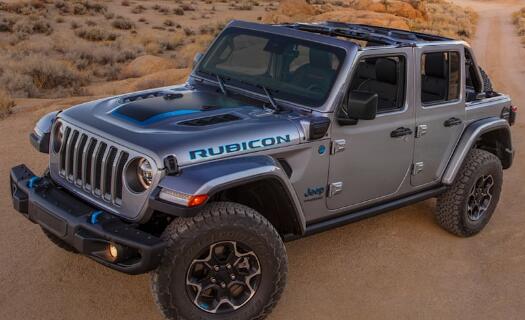 2021 Jeep Wrangler 4x electric range officially rated at 21 miles
