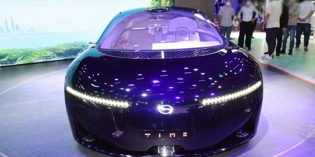 广汽在广州国际车展上推出了一款名为Time的概念轿车