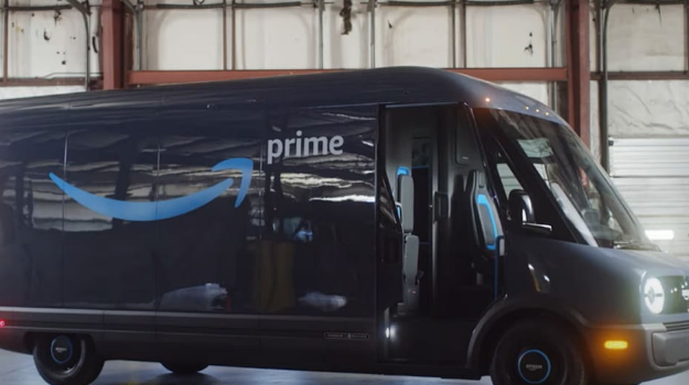 Rivian Amazon Prime送货车的详细信息