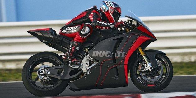电动 Ducati V21L MotoE 通过了赛道上的首次测试
