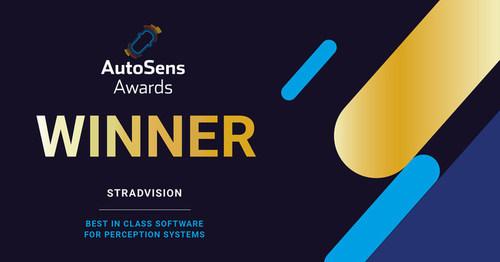 StradVision在2021年AutoSens大奖中荣获感知软件金奖