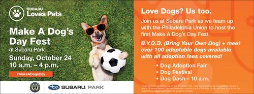 汽车制造商和MLS足球队邀请爱狗人士参加为期一天的活动