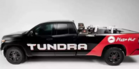 丰田展示Tundra的拖车预碰撞系统